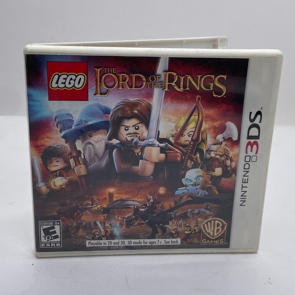 LEGO The Lord of the Rings 3DS (Nintendo 3DS, 2012) Complete W/ Manual